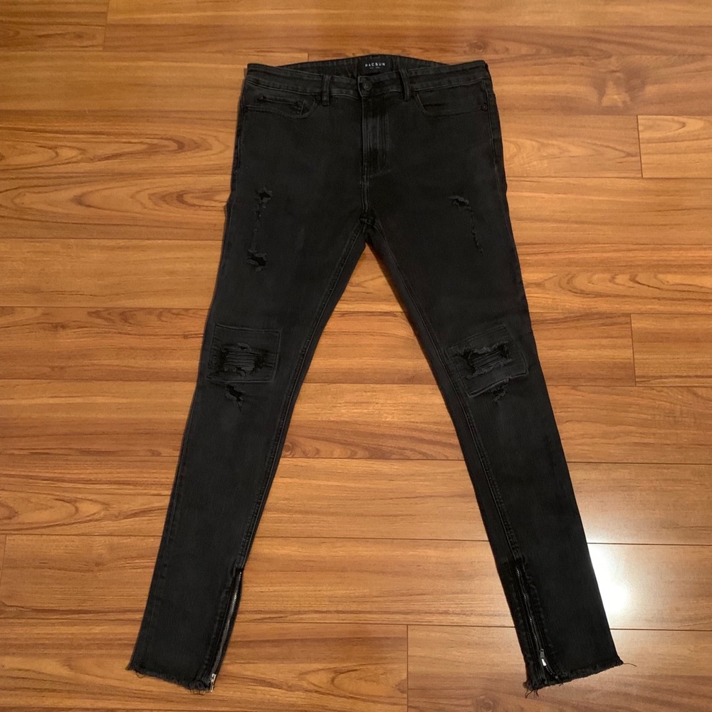 34x34 Pacsun Stacked Skinny Jeans